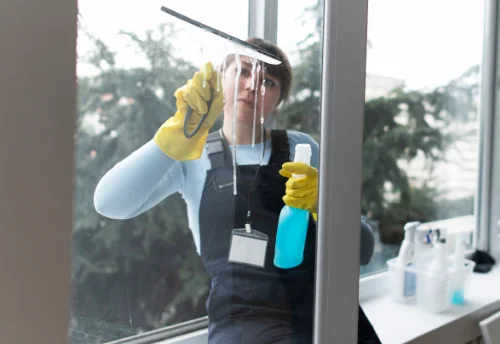 Nettoyage de vitres intérieures et extérieures à la Llagonne